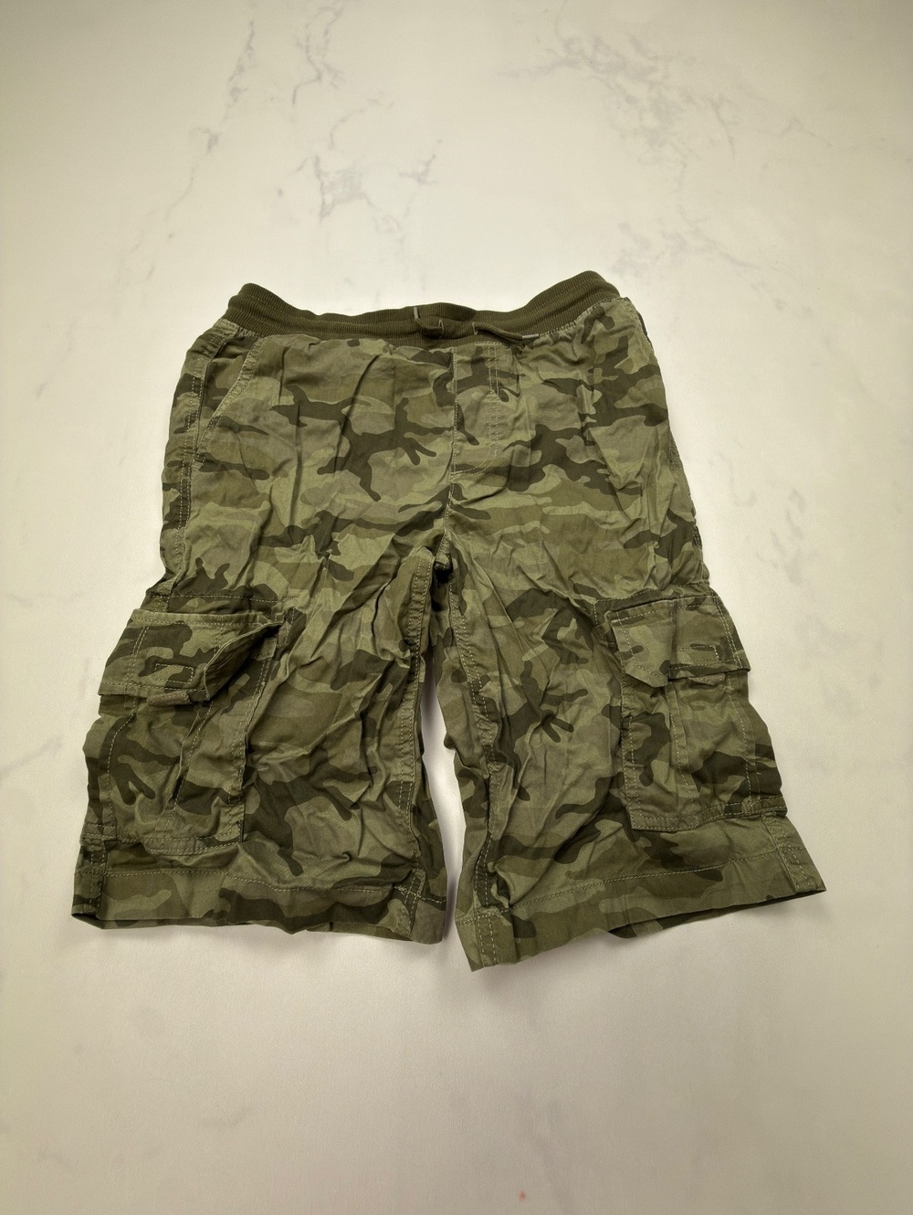 Sonoma Cargo Shorts Green 2000s Military Inspired - Boys XL